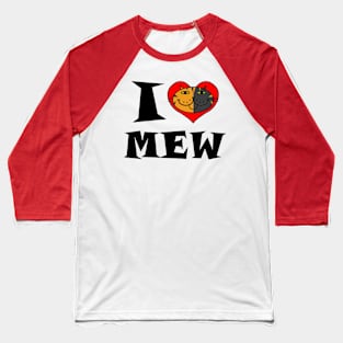 I HEART Cat - TORTOISESHELL CAT Baseball T-Shirt